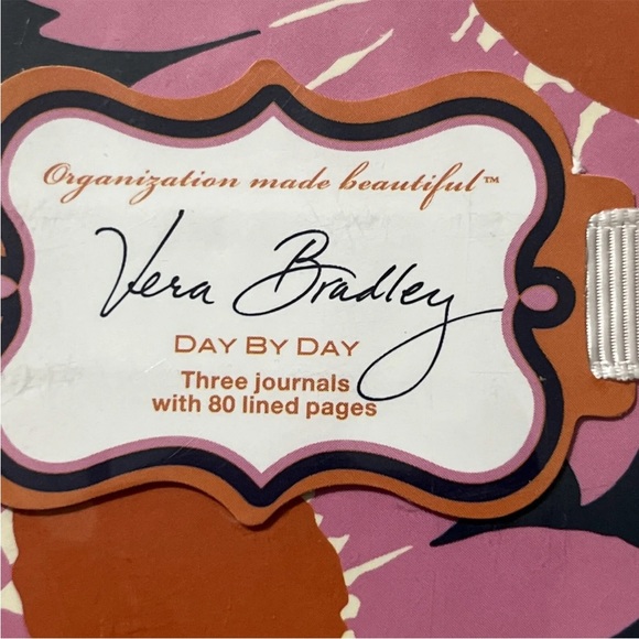 NEW VERA BRADLEY DAY BY DAY MINI JOURNALS 3 IN BOX LOVES ME New in package - Picture 2 of 6
